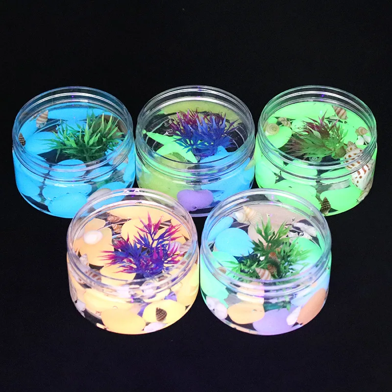 HOT Selling Fluorescent Slime Sea World Modeling Clay Mud Foam Slime Funny Stress Relief No Borax Charm Slime Toys for Children
HOT Selling Fluorescent Slime Sea World Modeling Clay Mud Foam Slime Funny Stress Relief No Borax Charm Slime Toys for Children