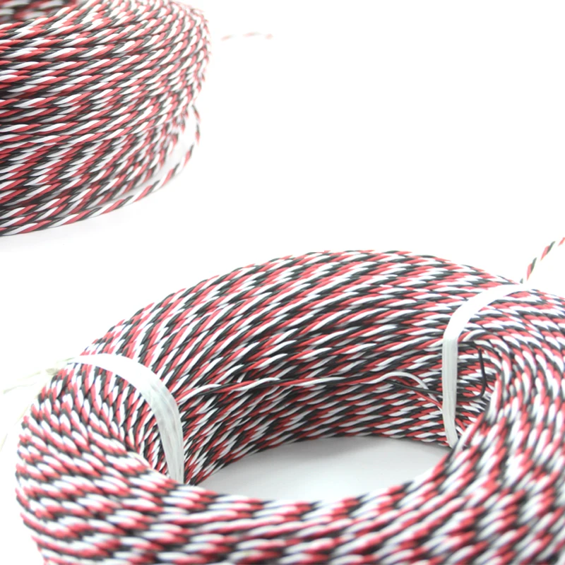 OliYin DIY FUTABA Color 22# 22AWG 60 Cores Servo Extension Cable/ Twisted Wire 20 Meters without Connector for RC Model
OliYin DIY FUTABA Color 22# 22AWG 60 Cores Servo Extension Cable/ Twisted Wire 20 Meters without Connector for RC Model