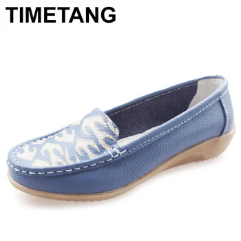TIMETANG Fashion Genuine Leather Shoes Woman New Solid Slip On Boat Shoes For Woman Flats Shoes Big Size 35-41 Loafers WomanE364
TIMETANG Fashion Genuine Leather Shoes Woman New Solid Slip On Boat Shoes For Woman Flats Shoes Big Size 35-41 Loafers WomanE364