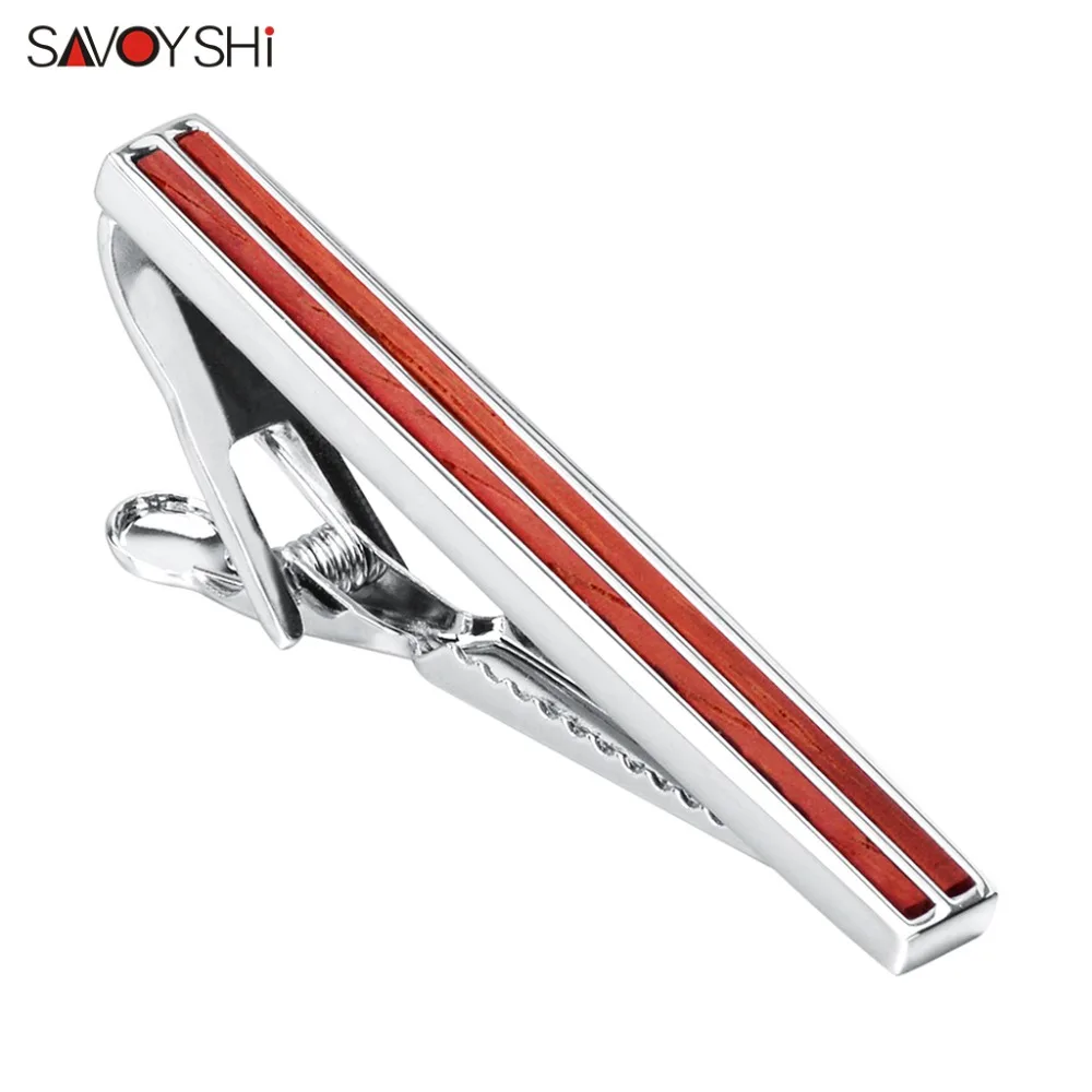 SAVOYSHI 5.3cm Red Wood Tie Clips for Mens Necktie tie bar clasp High Quality Tie Clip Wedding Party Gift Brand Jewelry
SAVOYSHI 5.3cm Red Wood Tie Clips for Mens Necktie tie bar clasp High Quality Tie Clip Wedding Party Gift Brand Jewelry