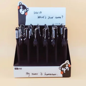4 Pcs Kawaii 0.5mm Cute Lovely 3D Kumamon Black Bear Pendant Gel Ink Pen Signature Pen Escolar Papelaria School Office Supply
4 Pcs Kawaii 0.5mm Cute Lovely 3D Kumamon Black Bear Pendant Gel Ink Pen Signature Pen Escolar Papelaria School Office Supply