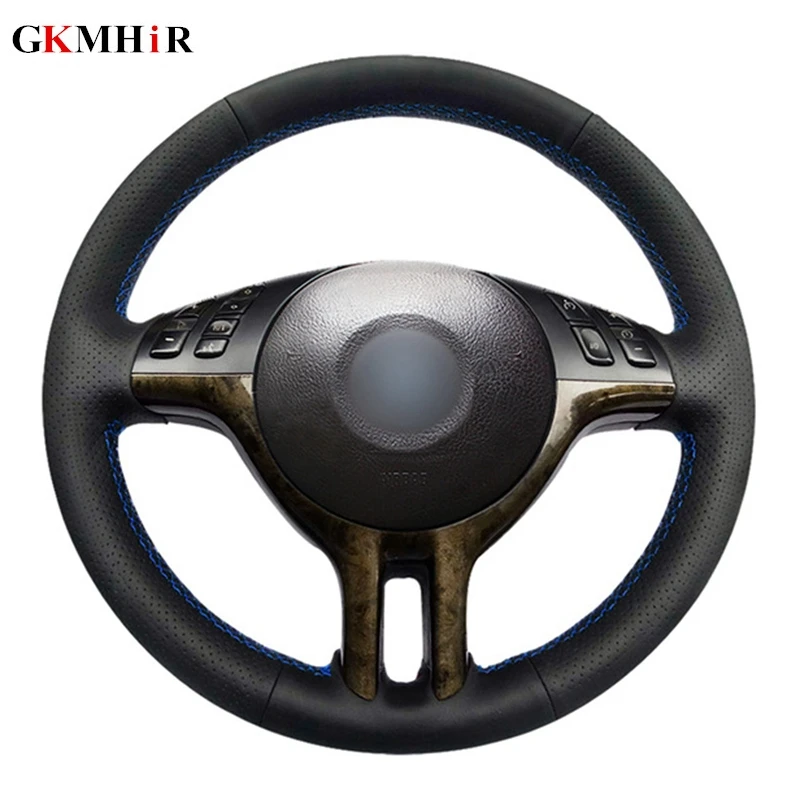 DIY Black Steering Wheel Cover Soft Artificial Leather Car Steering Wheel Cover for BMW E39 E46 325i E53 X5
DIY Black Steering Wheel Cover Soft Artificial Leather Car Steering Wheel Cover for BMW E39 E46 325i E53 X5