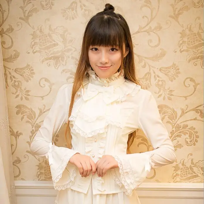 Japanese princess sweet lolita shirt vintage lace bowknot stand flare sleeve victorian shirt kawaii girl gothic lolita top loli
Japanese princess sweet lolita shirt vintage lace bowknot stand flare sleeve victorian shirt kawaii girl gothic lolita top loli