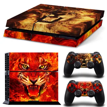 Free drop shipping cool tiger skin sticker for PS4 console custom design and 2 PCS controller decals #TN-PS4-1855
Free drop shipping cool tiger skin sticker for PS4 console custom design and 2 PCS controller decals #TN-PS4-1855