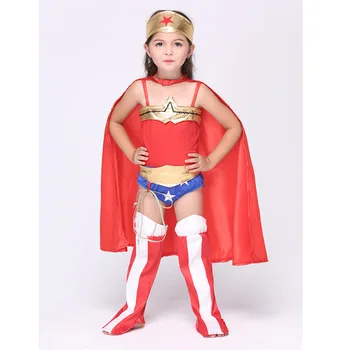 Wonder Woman Children Party Cosplay Costumes Halloween Superman Gift For Girls Clothes Children's Clothing Set
Wonder Woman Children Party Cosplay Costumes Halloween Superman Gift For Girls Clothes Children's Clothing Set