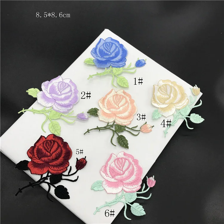 High Quality 1Pc Patch DIY Rose Flower Leaves Embroidery Iron On Applique Sew On Patch Craft Sewing Repair Embroidered
High Quality 1Pc Patch DIY Rose Flower Leaves Embroidery Iron On Applique Sew On Patch Craft Sewing Repair Embroidered