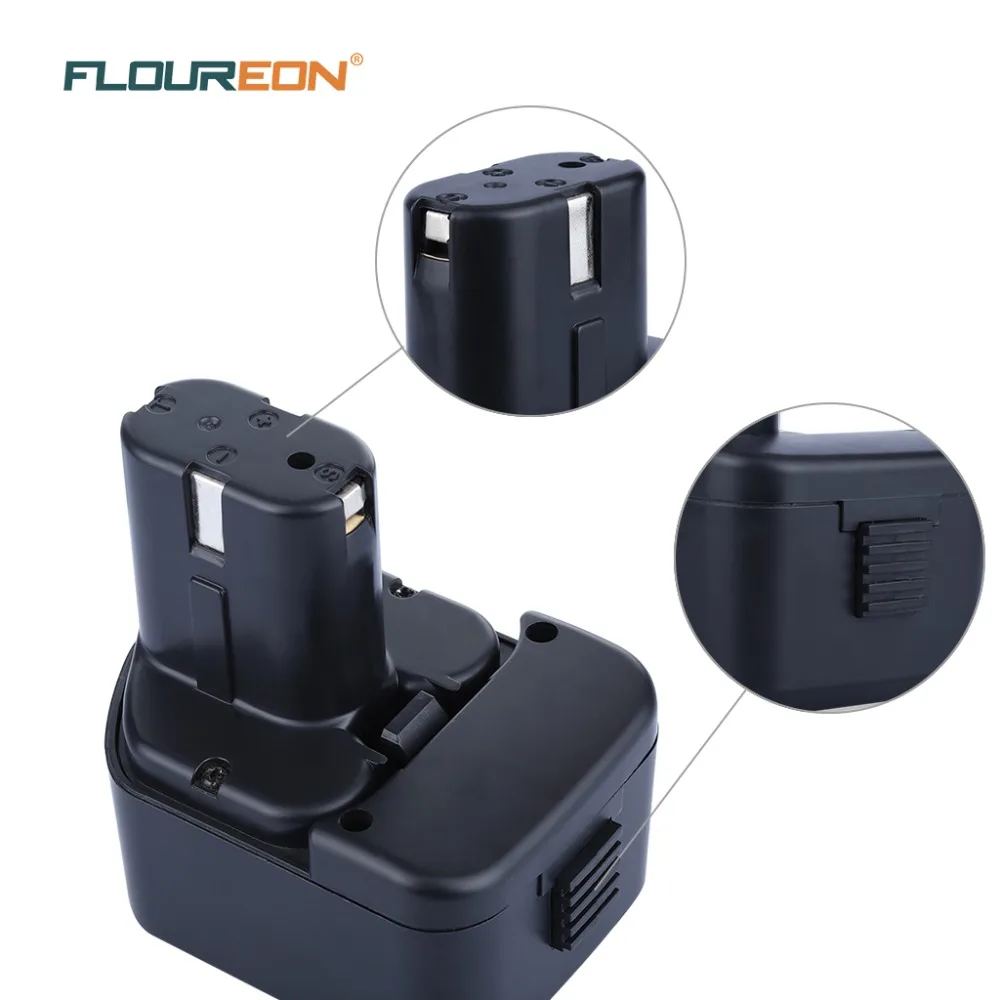 FLOUREON 12V 3000mAh Ni-MH Rechargeable Battery for HITACHI 320386 320387 320388 320606 320608 320686 321652 322434 322629
FLOUREON 12V 3000mAh Ni-MH Rechargeable Battery for HITACHI 320386 320387 320388 320606 320608 320686 321652 322434 322629
