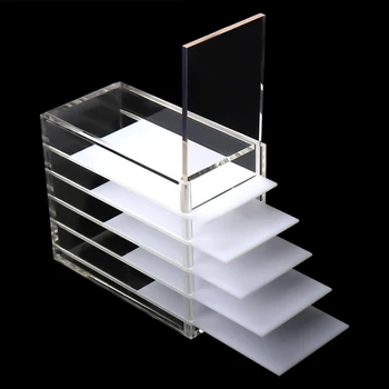 1pcs Acrylic Grafting Eyelash Storage box Transparent False Lashes Display box Dustproof Planting Eyelashes Display Board Stand
1pcs Acrylic Grafting Eyelash Storage box Transparent False Lashes Display box Dustproof Planting Eyelashes Display Board Stand