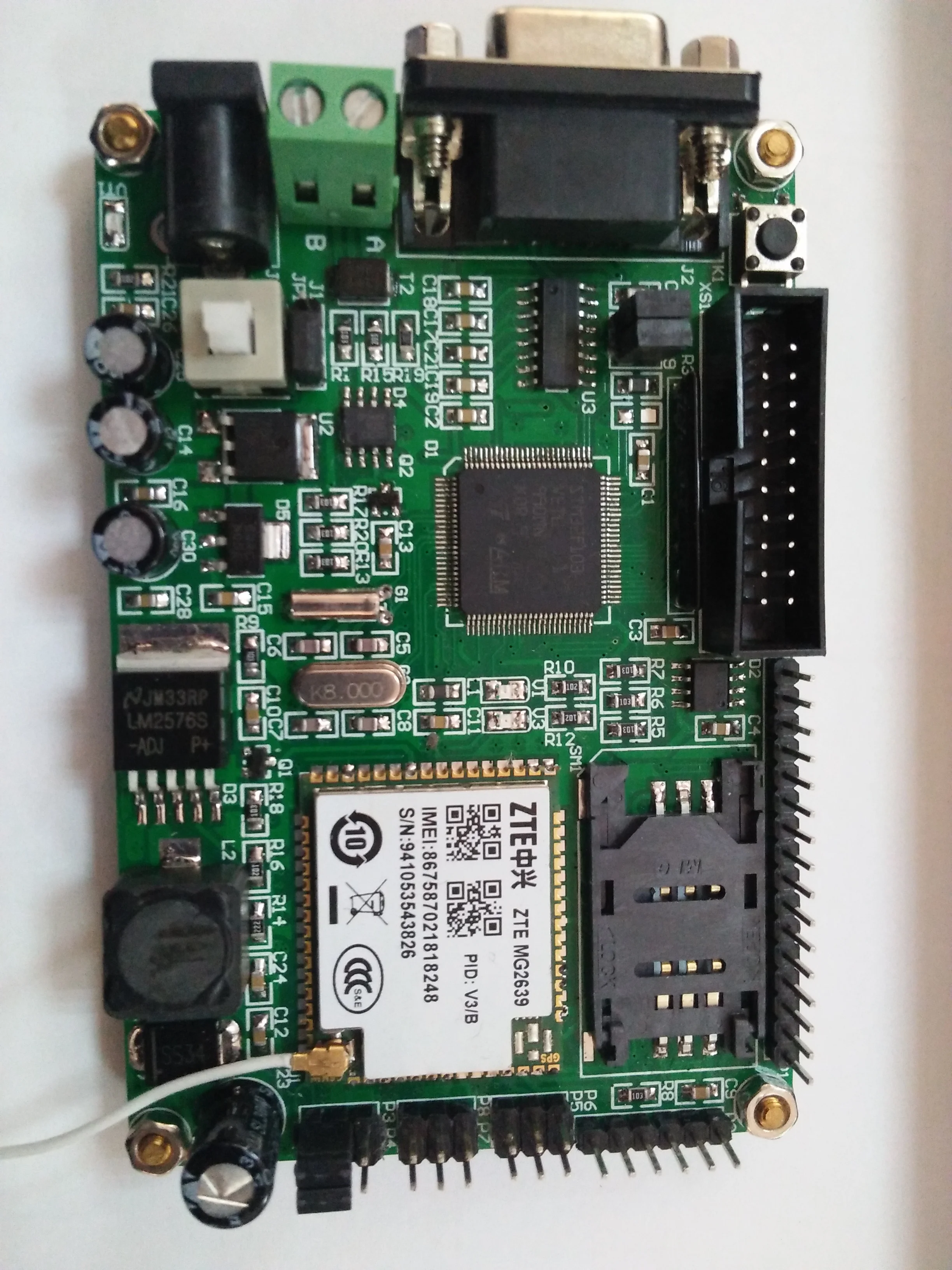 SIM800C GPRS Communication Module STM32 Development Board Open Source Debugging Software Remote Meter Reading
SIM800C GPRS Communication Module STM32 Development Board Open Source Debugging Software Remote Meter Reading