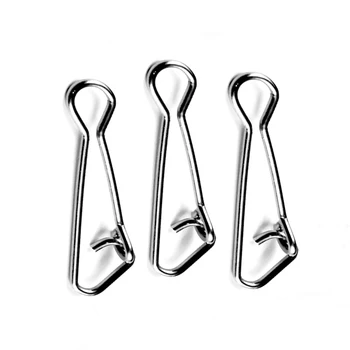 50pcs/bag Stainless Steel Fishing Hook Connector QL Lock Snap Swivels Safety Bait Holder Device Fishing Tackle X350
50pcs/bag Stainless Steel Fishing Hook Connector QL Lock Snap Swivels Safety Bait Holder Device Fishing Tackle X350