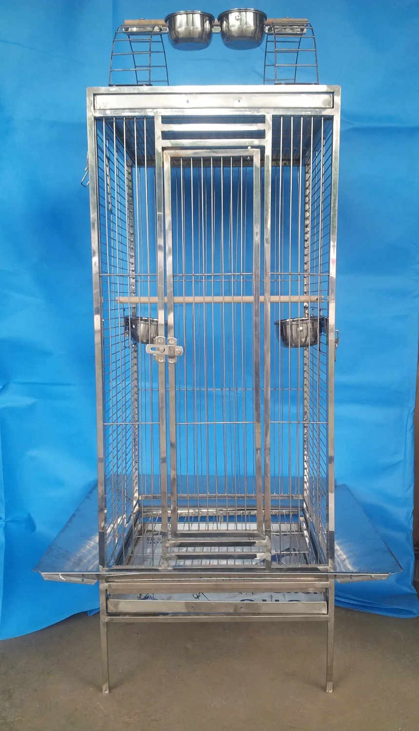 18"x18" STAINLESS STEEL BIRD CAGE FOR BIRD PARROT MACAW PLAY TOP STYLE BIRD CAGE
18"x18" STAINLESS STEEL BIRD CAGE FOR BIRD PARROT MACAW PLAY TOP STYLE BIRD CAGE