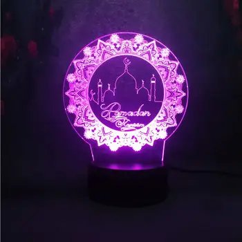 Dream castle Ramadan building sign Stereo night light USB LED lamp 7 color change shine Multi-apply night light MOOD decor gifts
Dream castle Ramadan building sign Stereo night light USB LED lamp 7 color change shine Multi-apply night light MOOD decor gifts
