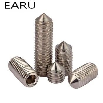 316 Stainless Steel Tip Set Screw Bolt Hex Hexagonal Socket Head Cap Top Thread for Machine M4 * 4/5/6/8/10/12/16/20
316 Stainless Steel Tip Set Screw Bolt Hex Hexagonal Socket Head Cap Top Thread for Machine M4 * 4/5/6/8/10/12/16/20