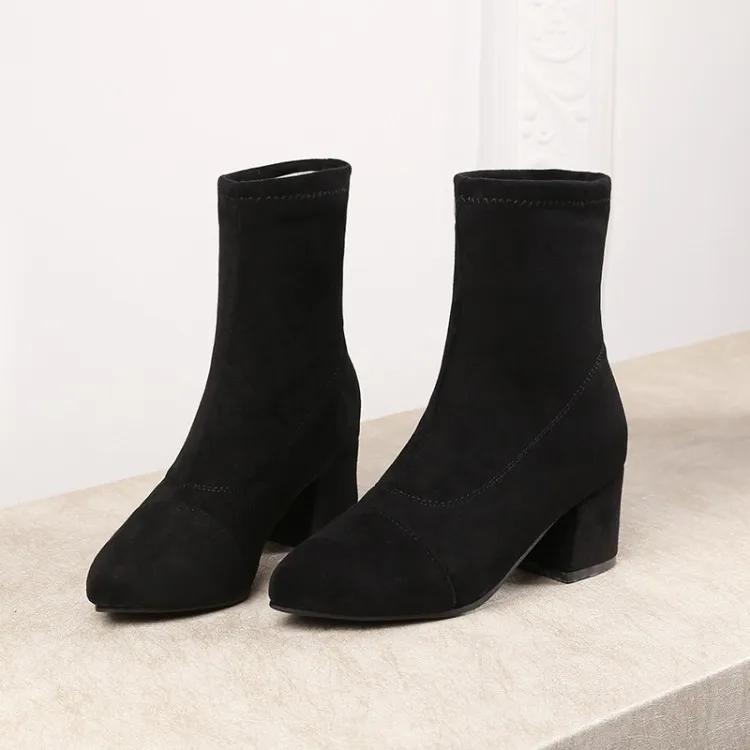 Big Size 9 10 11-14 boots women shoes ankle boots for women ladies boots Suede sleeve pointed with thick
Big Size 9 10 11-14 boots women shoes ankle boots for women ladies boots Suede sleeve pointed with thick