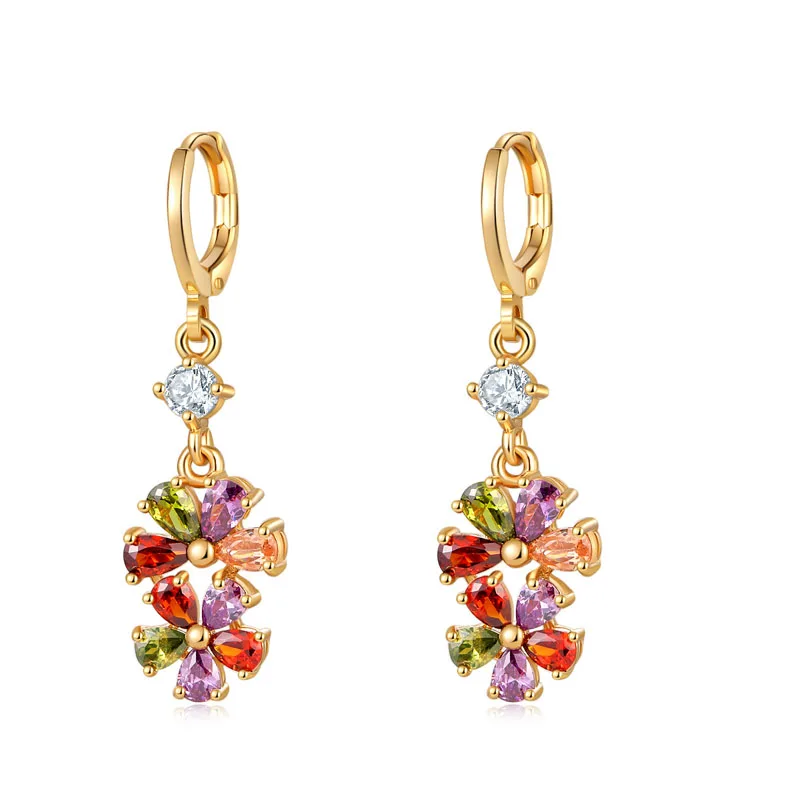 Floralbride Fashion Jewelry Bijoux Anti-allergic Girls Colorful Cubic Zirconia Earring Charm Drop Earring Women Dangle Earring
Floralbride Fashion Jewelry Bijoux Anti-allergic Girls Colorful Cubic Zirconia Earring Charm Drop Earring Women Dangle Earring
