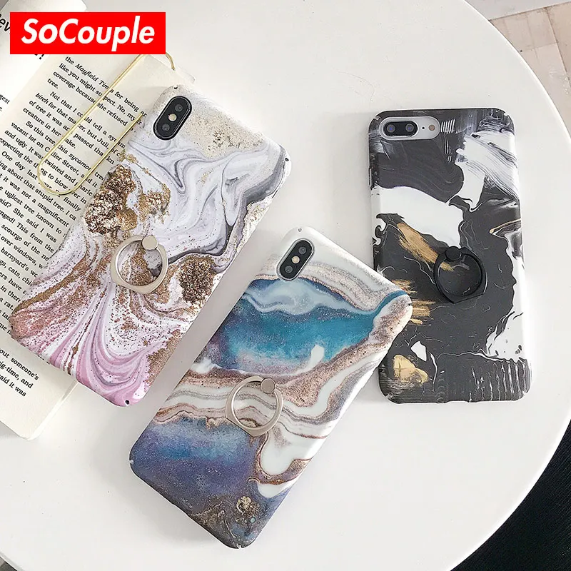 SoCouple Marble Phone Case For iphone 7 Xs max Case For iphone 6 6s 7 8 plus X XR Ring Holder Case Cover with Finger Ring Grip
SoCouple Marble Phone Case For iphone 7 Xs max Case For iphone 6 6s 7 8 plus X XR Ring Holder Case Cover with Finger Ring Grip