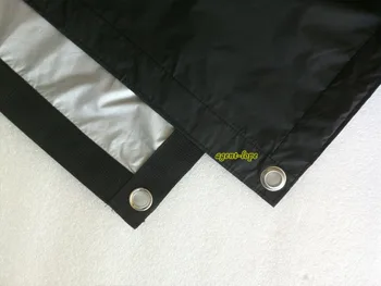 3.6x3.6m 12'x12' 12x12 Black/Grey double-face Canvas light black out Reflector Fabric for 12'x12' Butterfly Panel Frame
3.6x3.6m 12'x12' 12x12 Black/Grey double-face Canvas light black out Reflector Fabric for 12'x12' Butterfly Panel Frame