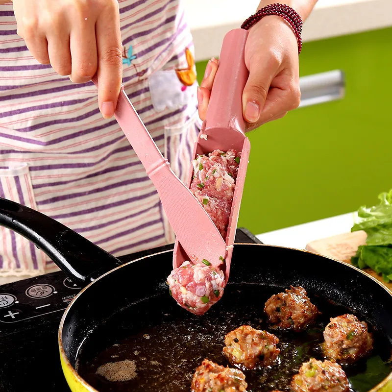 JINJIAN Green Convenient Meatball Maker Stuffed Meat Ball Machine DIY With Long Handle Fish Meat Ball Maker Beef Ball Mold Tools
JINJIAN Green Convenient Meatball Maker Stuffed Meat Ball Machine DIY With Long Handle Fish Meat Ball Maker Beef Ball Mold Tools