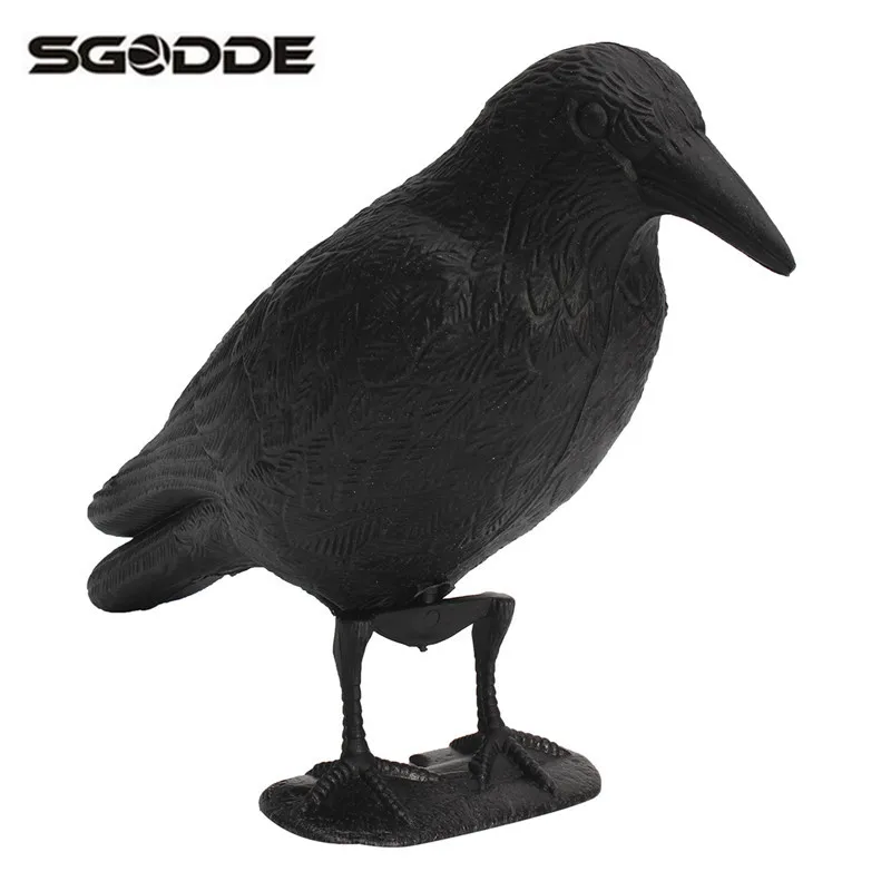 Black Plastic Crow Hunting Decoys Garden Bird Deter Scarer Scarecrow Mice Pest Control Deterrent Repeller Decor Gifts for Hunter
Black Plastic Crow Hunting Decoys Garden Bird Deter Scarer Scarecrow Mice Pest Control Deterrent Repeller Decor Gifts for Hunter