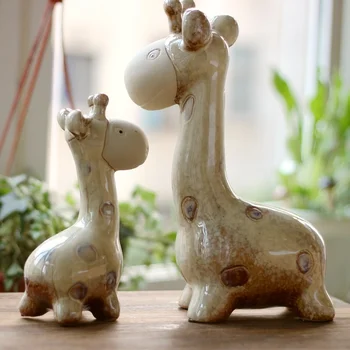 Modern living room decoration decoration Home Furnishing study wine pottery large mother deer ornaments 
Modern living room decoration decoration Home Furnishing study wine pottery large mother deer ornaments