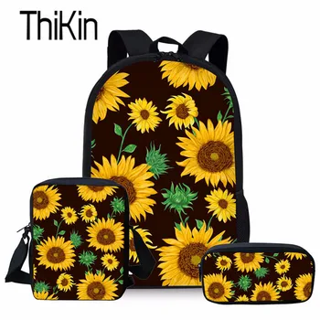 THIKIN Kids School Bags for Sunflowers Printing School Backpack Girls Primary Bookbag Children 3pcs/set School Bag Students Bag
THIKIN Kids School Bags for Sunflowers Printing School Backpack Girls Primary Bookbag Children 3pcs/set School Bag Students Bag
