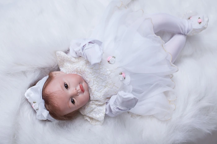 NPK 55cm Soft Silicone Reborn Baby Princess Doll Toy Newborn Girl Baby Collectable Princess Toddler Doll Birthday New Year Gift
NPK 55cm Soft Silicone Reborn Baby Princess Doll Toy Newborn Girl Baby Collectable Princess Toddler Doll Birthday New Year Gift