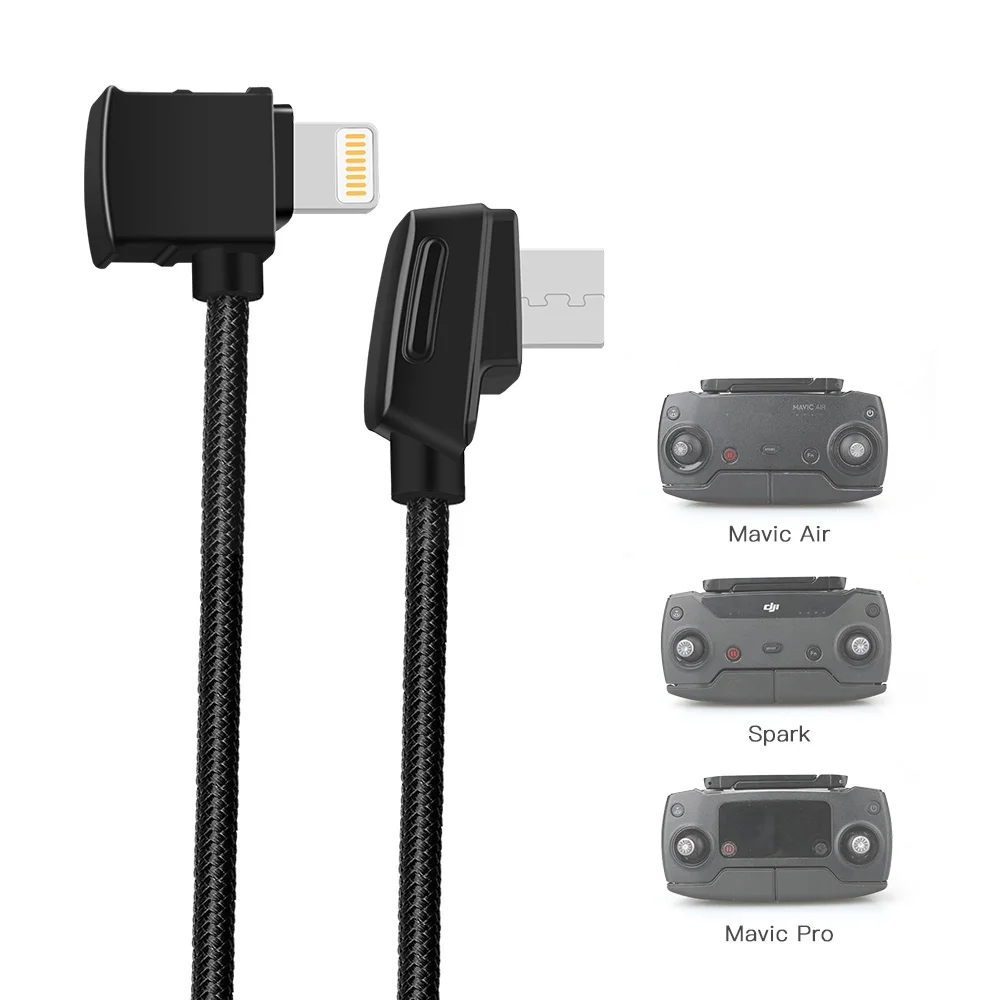 DJI Mavic Pro Air DJI Spark Controller Data Cable for Tablet Mobile Phone Adapter Cable Upgraded DJI MAVIC 2 Pro Accessories
DJI Mavic Pro Air DJI Spark Controller Data Cable for Tablet Mobile Phone Adapter Cable Upgraded DJI MAVIC 2 Pro Accessories