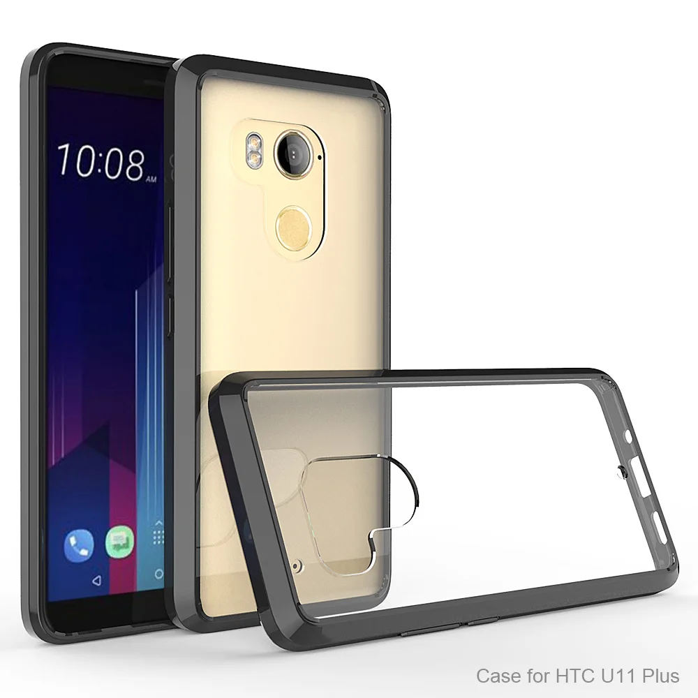Hybrid Hard Clear Case for HTC U11 Case Cover Transparent Shell Shockproof Bumper Silicone Case for HTC U11 Plus U12 U11 Life
Hybrid Hard Clear Case for HTC U11 Case Cover Transparent Shell Shockproof Bumper Silicone Case for HTC U11 Plus U12 U11 Life