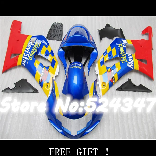 Fairing for 2001 A GSXR750 2002 2003 GSXR600 01-03 750 K1 01 02 03 Fairing set red yellow blue
Fairing for 2001 A GSXR750 2002 2003 GSXR600 01-03 750 K1 01 02 03 Fairing set red yellow blue