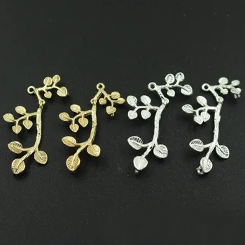 Vintage Twig Branch Leaf Charms Pendant Brass Metal Die Casting Connectors Findings DIY Jewelry Making Choose Colors
Vintage Twig Branch Leaf Charms Pendant Brass Metal Die Casting Connectors Findings DIY Jewelry Making Choose Colors