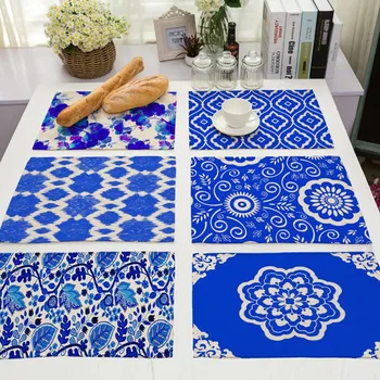 Blue And White Porcelain Placemat Insulation Non-Slip Dining Table Mat Bowl Tableware Pad Coaster Kitchen Accessories ZA6560
Blue And White Porcelain Placemat Insulation Non-Slip Dining Table Mat Bowl Tableware Pad Coaster Kitchen Accessories ZA6560