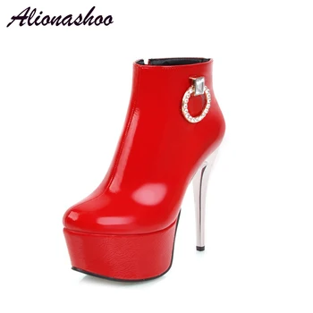 Alionashoo 2020 New Women stiletto heels 14cm Super High Heels Platform Sexy Boots For Ladies Wedding Party Shoes Plus Sizes 48
Alionashoo 2020 New Women stiletto heels 14cm Super High Heels Platform Sexy Boots For Ladies Wedding Party Shoes Plus Sizes 48