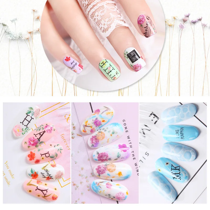 3D Nail Sticker DIY Water Transfer Nails Art Sticker Colorful Purple Fantacy Flowers Nail Stickers Wraps Foil Sticker manicure
3D Nail Sticker DIY Water Transfer Nails Art Sticker Colorful Purple Fantacy Flowers Nail Stickers Wraps Foil Sticker manicure