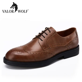 mens dress shoes brown oxford
