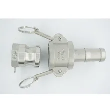 1 1/2" Type C +A Camlock Coupling 304 Stianless Steel Adapter Coupler with Hosetail Shank Fitting
1 1/2" Type C +A Camlock Coupling 304 Stianless Steel Adapter Coupler with Hosetail Shank Fitting
