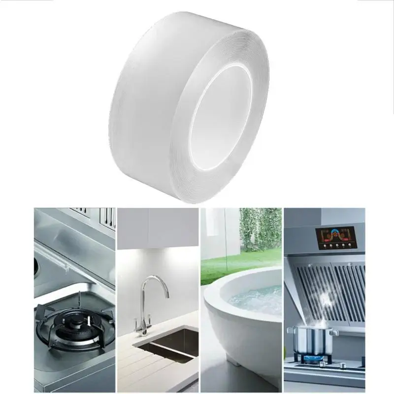Waterproof Mildew-proof Kitchen Sink Tape Linear Design Transparent Adhesive Bathroom Tape Practical for Kitchen Gas Stove Sink
Waterproof Mildew-proof Kitchen Sink Tape Linear Design Transparent Adhesive Bathroom Tape Practical for Kitchen Gas Stove Sink