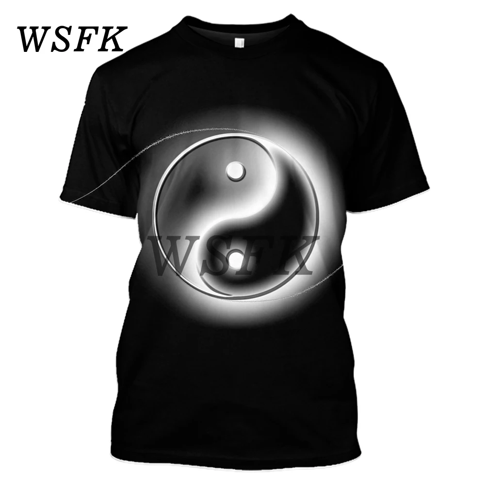 WSFK nouveau populaire Tai Chi commйrage figure hommes а manches courtes impression 3D rue casual T-shirt de sport 
WSFK nouveau populaire Tai Chi commйrage figure hommes а manches courtes impression 3D rue casual T-shirt de sport