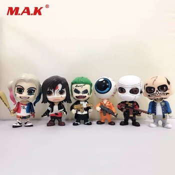 6pcs/set Suicide Squad The Joker Harley Quinn Anime Action Figure Set Katana Eyeball Man Doll Mini Model Children Collection Toy
6pcs/set Suicide Squad The Joker Harley Quinn Anime Action Figure Set Katana Eyeball Man Doll Mini Model Children Collection Toy