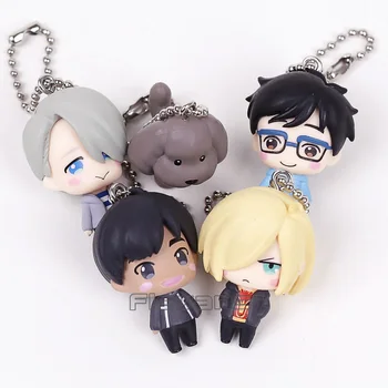 Original YURI!!! on ICE Yuri Katsuki Victor Nikiforov Yuri Plisetsky Phichit Chulanont PVC Figures Toys Pendants 5pcs/set
Original YURI!!! on ICE Yuri Katsuki Victor Nikiforov Yuri Plisetsky Phichit Chulanont PVC Figures Toys Pendants 5pcs/set