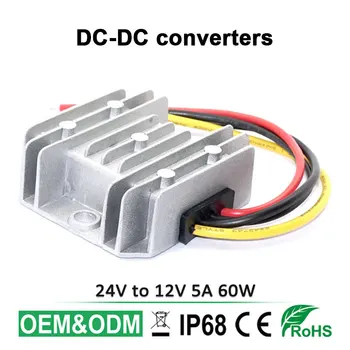 24V to 12V Waterproof Step Down DC DC Converter 24V TO 12V 5A/10A Car Power Converters Step-up Adapter 12V To 24V Waterproof
24V to 12V Waterproof Step Down DC DC Converter 24V TO 12V 5A/10A Car Power Converters Step-up Adapter 12V To 24V Waterproof