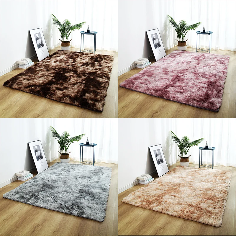 Variegated tie-dye gradient carpet living room coffee table mat net red long hair carpet Nordic modern bedroom rug Soft blanket
Variegated tie-dye gradient carpet living room coffee table mat net red long hair carpet Nordic modern bedroom rug Soft blanket