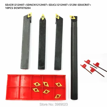 10 pcs DCMT070204 Carbure Inserts + 4 pcs 12mm S12M-SDUCR07 SDJCR1212H07 SDNCN1212H07 /
10 pcs DCMT070204 Carbure Inserts + 4 pcs 12mm S12M-SDUCR07 SDJCR1212H07 SDNCN1212H07 /