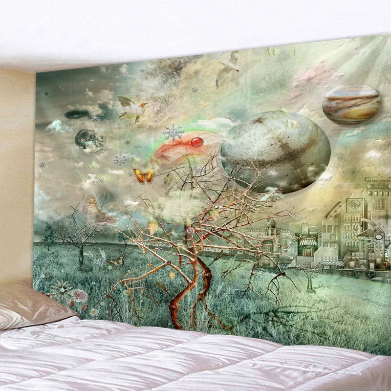 Beautiful universe starry tapestry printed wall hanging landscape wall decoration tapestry beach mat 150x130cm
Beautiful universe starry tapestry printed wall hanging landscape wall decoration tapestry beach mat 150x130cm