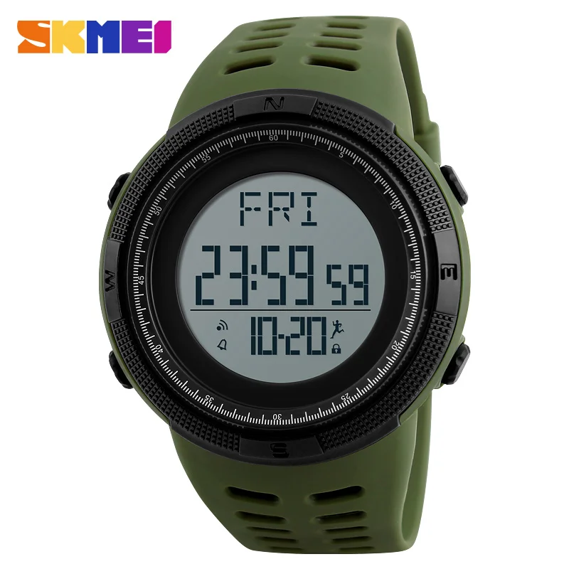 SKMEI 1295 Outdoor Sport Electronic Watch Men Pedometer Multifunction Chrono Fashion Waterproof Digital Watches reloj hombre
SKMEI 1295 Outdoor Sport Electronic Watch Men Pedometer Multifunction Chrono Fashion Waterproof Digital Watches reloj hombre