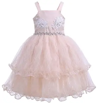 Cutestyles Girl Beige Wedding Flower Dress Beaded Sash Layer Tulle Party Dresses Kid Princess Clothing Best Dresses GD81207-25L
Cutestyles Girl Beige Wedding Flower Dress Beaded Sash Layer Tulle Party Dresses Kid Princess Clothing Best Dresses GD81207-25L