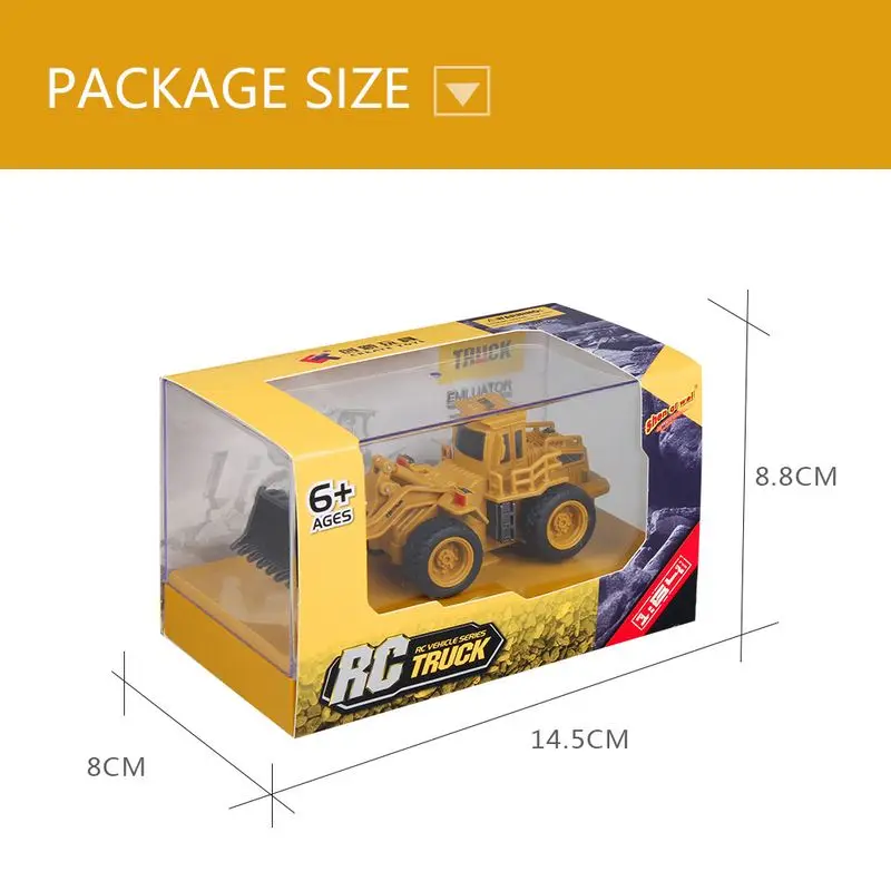 164 Mini RC Dump truck Excavator Crane Truck Radio Controlled Machine RC Car Remote Control Toys for Children Christmas Gift (17)