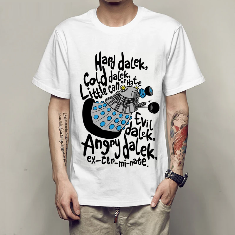 New fashion men letter printed customized t shirt doctor who cartoon male tee shirts short sleeve DR WHO casual funny tops
New fashion men letter printed customized t shirt doctor who cartoon male tee shirts short sleeve DR WHO casual funny tops