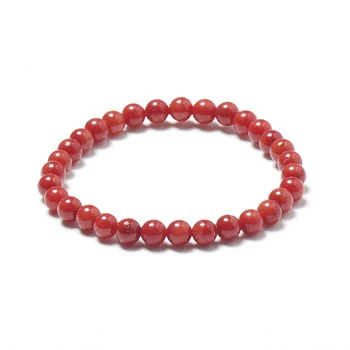 6mm Pure natural Red Coral with noble Chain findings 7inch wholesale Customized for you
6mm Pure natural Red Coral with noble Chain findings 7inch wholesale Customized for you