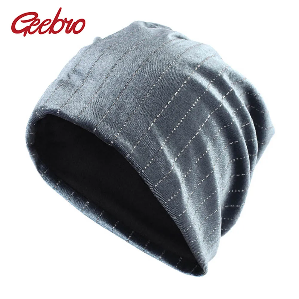 Geebro Women's Beanie Hat Winter Velour Rhinestones Slouchy Beanie for Women Balavaca Skullies&Beanies gorros mujer invierno
Geebro Women's Beanie Hat Winter Velour Rhinestones Slouchy Beanie for Women Balavaca Skullies&Beanies gorros mujer invierno