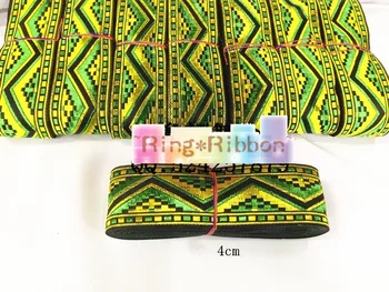 4cm 40mm 1-5/8 Green Zigzag Wedged Shiny Bright Fine Grid Bedding Ribbon Costume Trim Curtain Laciness National Jacquard Webbing
4cm 40mm 1-5/8 Green Zigzag Wedged Shiny Bright Fine Grid Bedding Ribbon Costume Trim Curtain Laciness National Jacquard Webbing